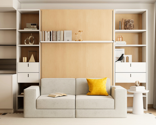 Huddle Wall Bed with Shelf