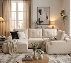 Puff Sectional Sofa