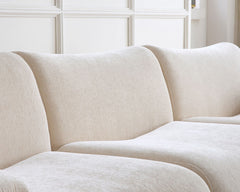 Wave Plus Armless Sofa With Ottoman